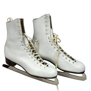Riedell Red Wing Skating Boots M6.5 Thunderbird Lace Front Skates Hyde Guards